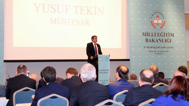 İl millî eğitim müdürleri toplantısı Antalya’da başladı   